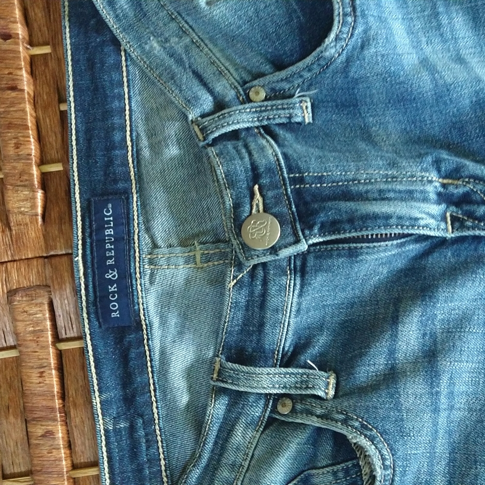 rock republic crop jeans size 4